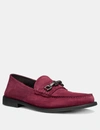 Coach Chain Loafer In Cabernet