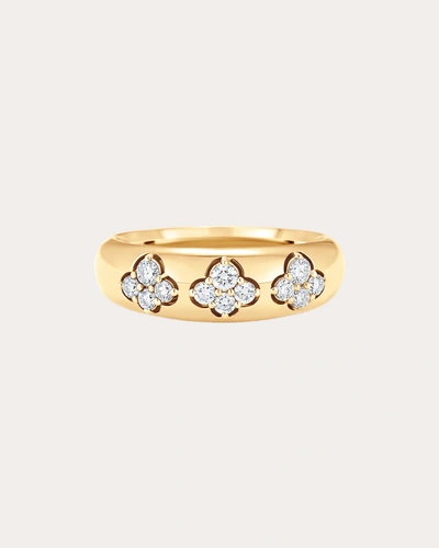 Sara Weinstock Women's Dujour Diamond Three-cluster Ring In Gold