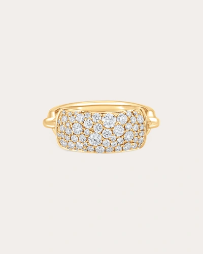 Sara Weinstock Women's Lucia Diamond Pavé Bar Tag Pinky Ring In Gold