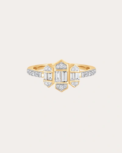 Sara Weinstock Women's Taj Baguette Diamond Triple Ring In Gold