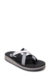 Minnetonka Hanna 2.0 Flip Flop In Grey Multi