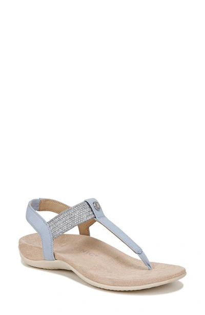 Vionic Brea T-strap Sandal In Skyway Blue