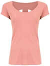 Track & Field Top With Cut Details - Pink