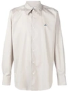 Vivienne Westwood Classic Button Front Shirt In Neutrals