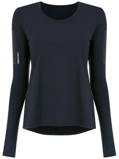 Track & Field Reflected Top - Blue