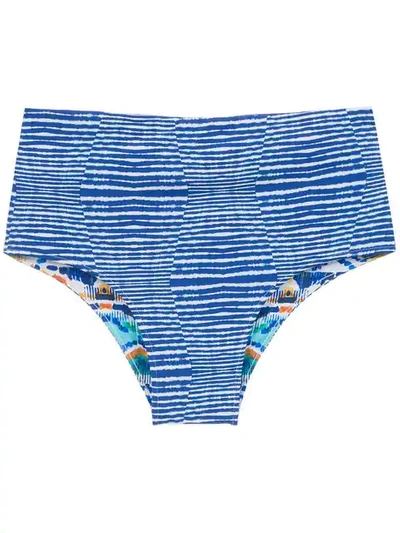 Track & Field Hot Trousers Bikini Bottons In Blue