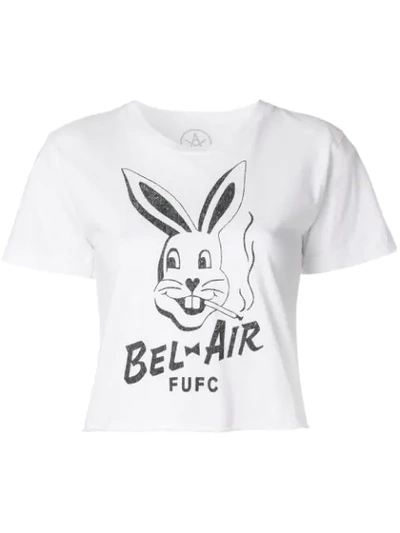 Local Authority Bunny Cropped T-shirt - White