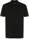 Track & Field Polo Shirt In Black