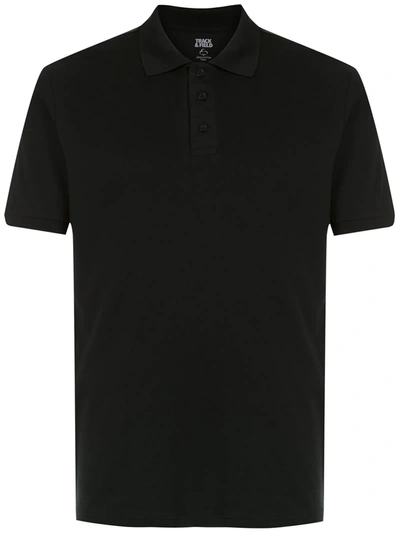 Track & Field Polo Shirt In Black