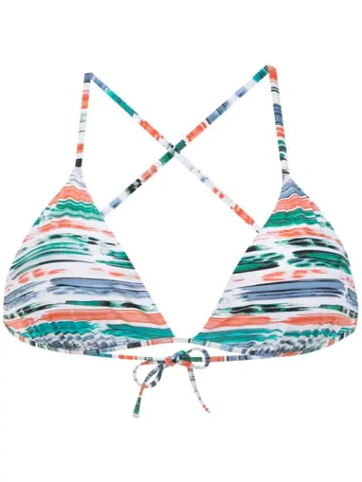 Track & Field Maldivas Bikini Top In Blue