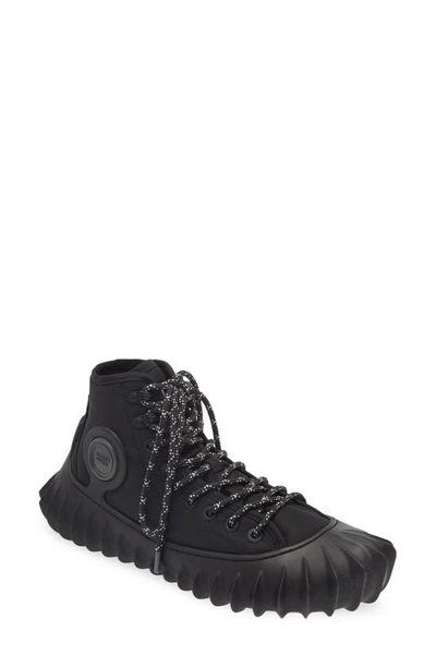 Bottega Veneta Denver High Top Sneaker In Black