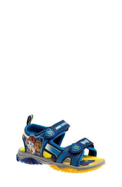 Josmo Kids' Paw Patrol Sandal In Navy Yellow