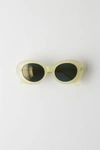 Acne Studios Oval Sunglasses Yellow/blue