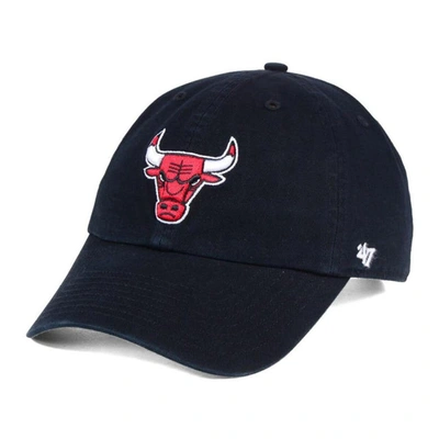 47 Chicago Bulls ' Black Clean-up Adjustable Hat