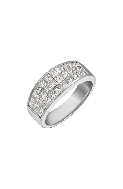 Bony Levy 18k Gold Florentine Diamond Band Ring In 18k White Gold