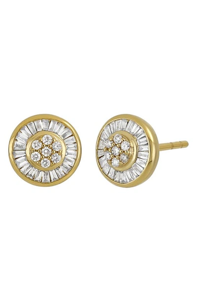 Bony Levy 18k Gold Gatsby Diamond Stud Earrings In 18k Yellow Gold