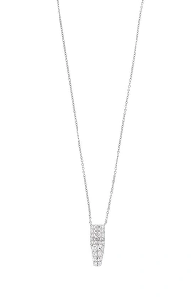 Bony Levy Prism Diamond Pendant Necklace In 18k White Gold