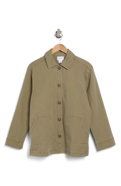Melrose And Market Classic Jacket In Olive Acorn
