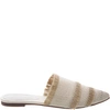 Schutz Brigitte Flat Mule In Natural