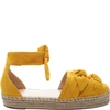 Schutz Miryanne Flat Espadrille In Mary Gold