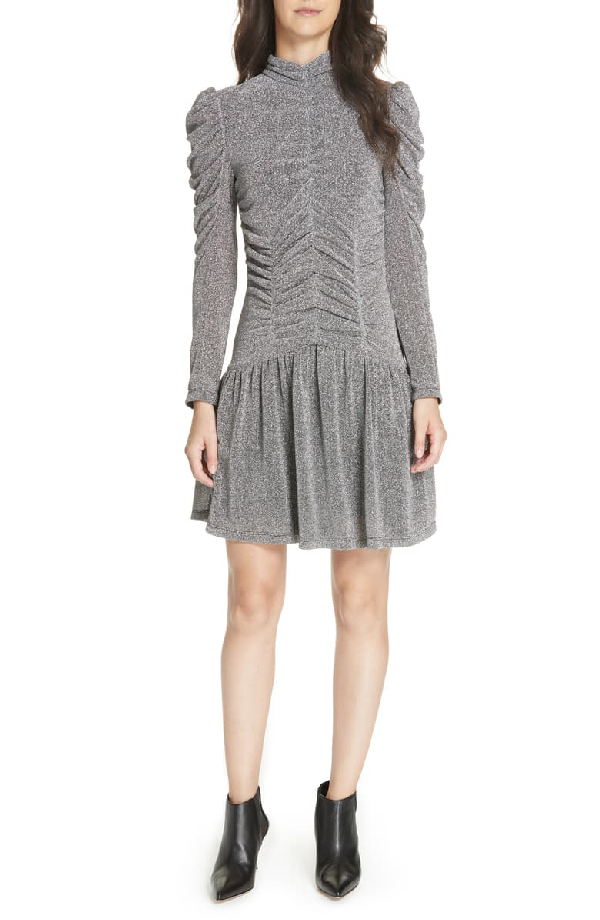 rebecca taylor silver dress