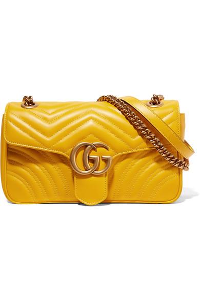 Gucci Gg Marmont Small Quilted Leather Shoulder Bag | ModeSens