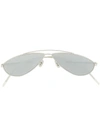Gentle Monster Kujo 02 Oval-frame Sunglasses In Silver