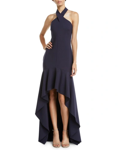Likely Jenny Halter High-low Dress In Navy