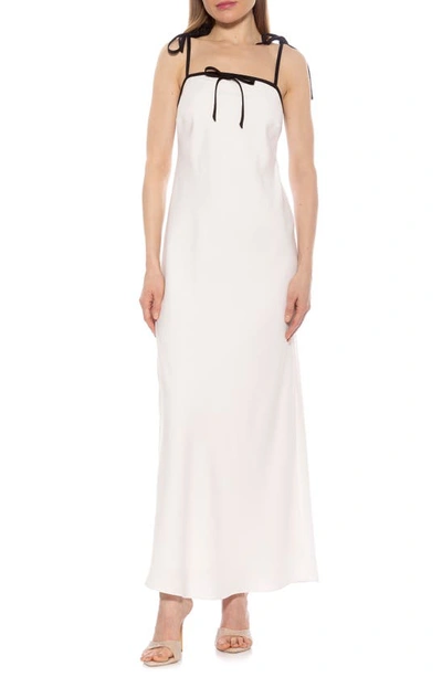 Alexia Admor Alden Maxi Dress In Ivory