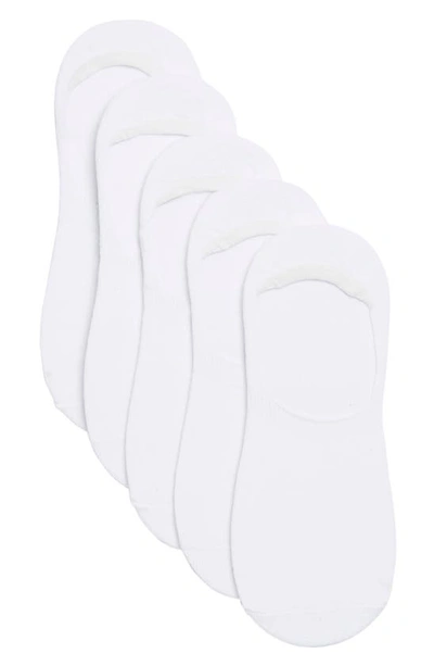 Slate & Stone 5-pack No-show Socks In White