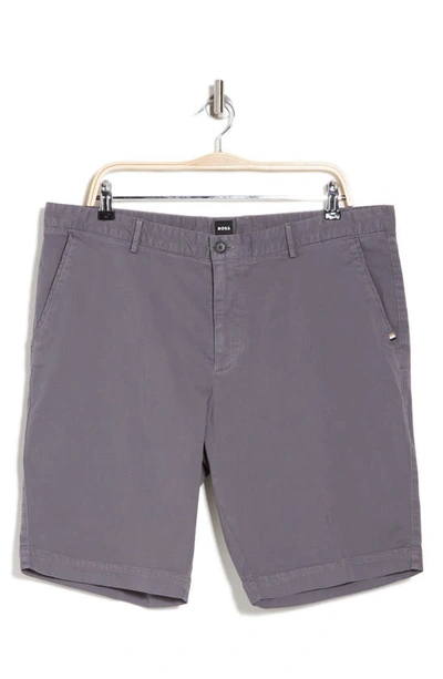 Hugo Boss Slice Shorts In Dark Grey