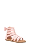 Yoki Kids' Chantal Bow Gladiator Sandal In Pink