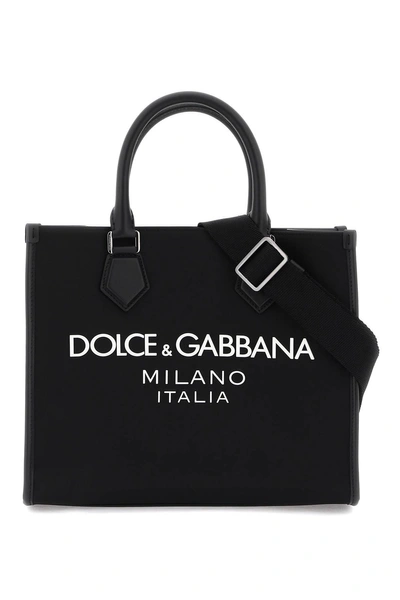 Dolce & Gabbana Nylon Small Tote Bag