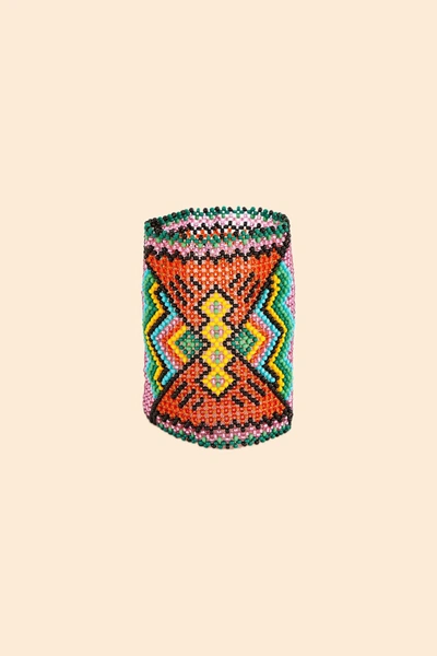 Farm Rio Yawanawa Beaded Bracelet In Multi