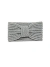 Portolano Wool Knit Headband In Grey