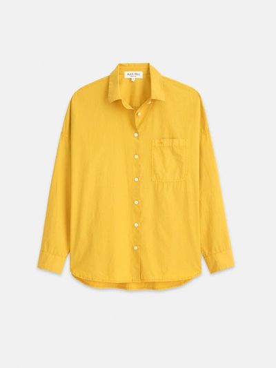 Alex Mill Jo Shirt In Paper Poplin In Amalfi Yellow