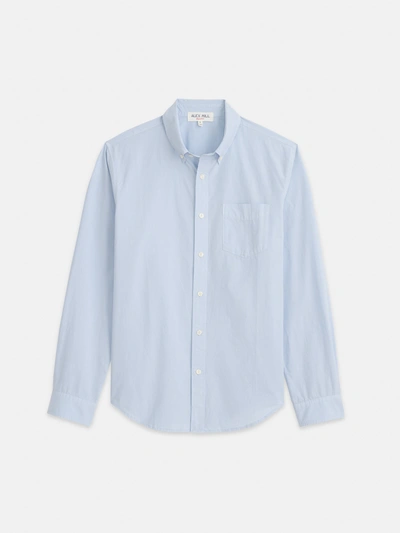 Alex Mill Mill Shirt In Paper Poplin In Calm Blue