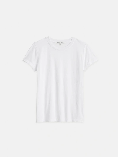 Alex Mill Prospect Tee In Cotton Jersey In White