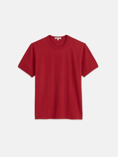 Alex Mill Standard T-shirt In Slub Cotton In Barn Red