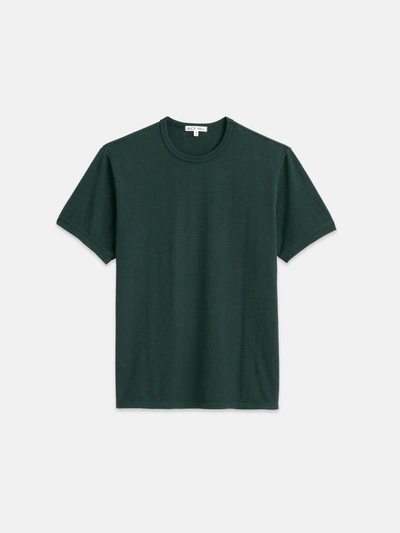 Alex Mill Standard T-shirt In Slub Cotton In Dark Spruce