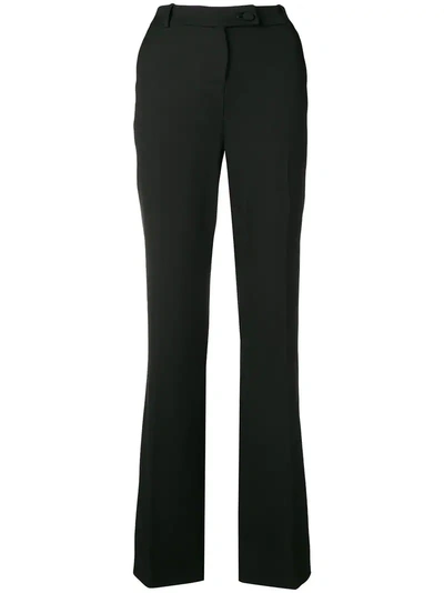 Pinko High Waisted Trousers In Black