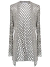 Mara Mac Long Knitted Cardigan - Grey