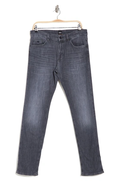 Hugo Boss Maine 3 Skinny Jeans In Medium Grey