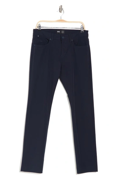Hugo Boss Delaware 3 Skinny Jeans In Dark Blue