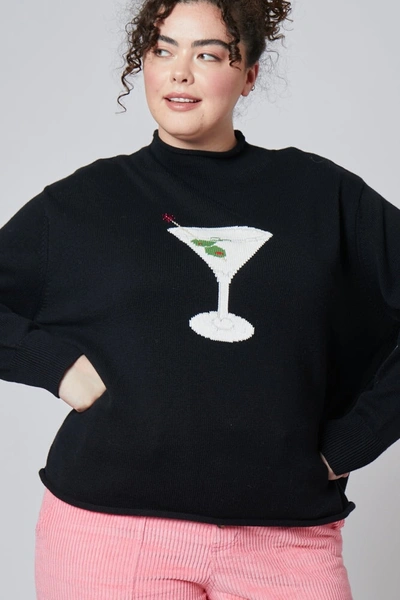 Rachel Antonoff Martini Mockneck Jumper Xs-3x