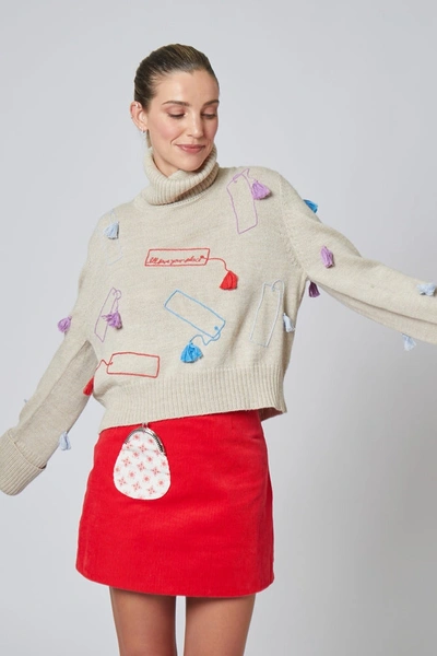 Rachel Antonoff Matilda Turtleneck Sweater In 3x
