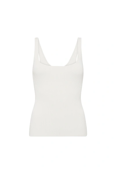 Rebecca Vallance Dina Knit Tank In White