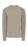 Fioroni Melange Cashmere Sweater In Neutral