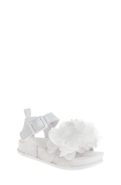 Josmo Kids' Rosette Sandal In White