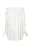 Acheval Pampa Desnuda Bow Sleeve Blouse In White